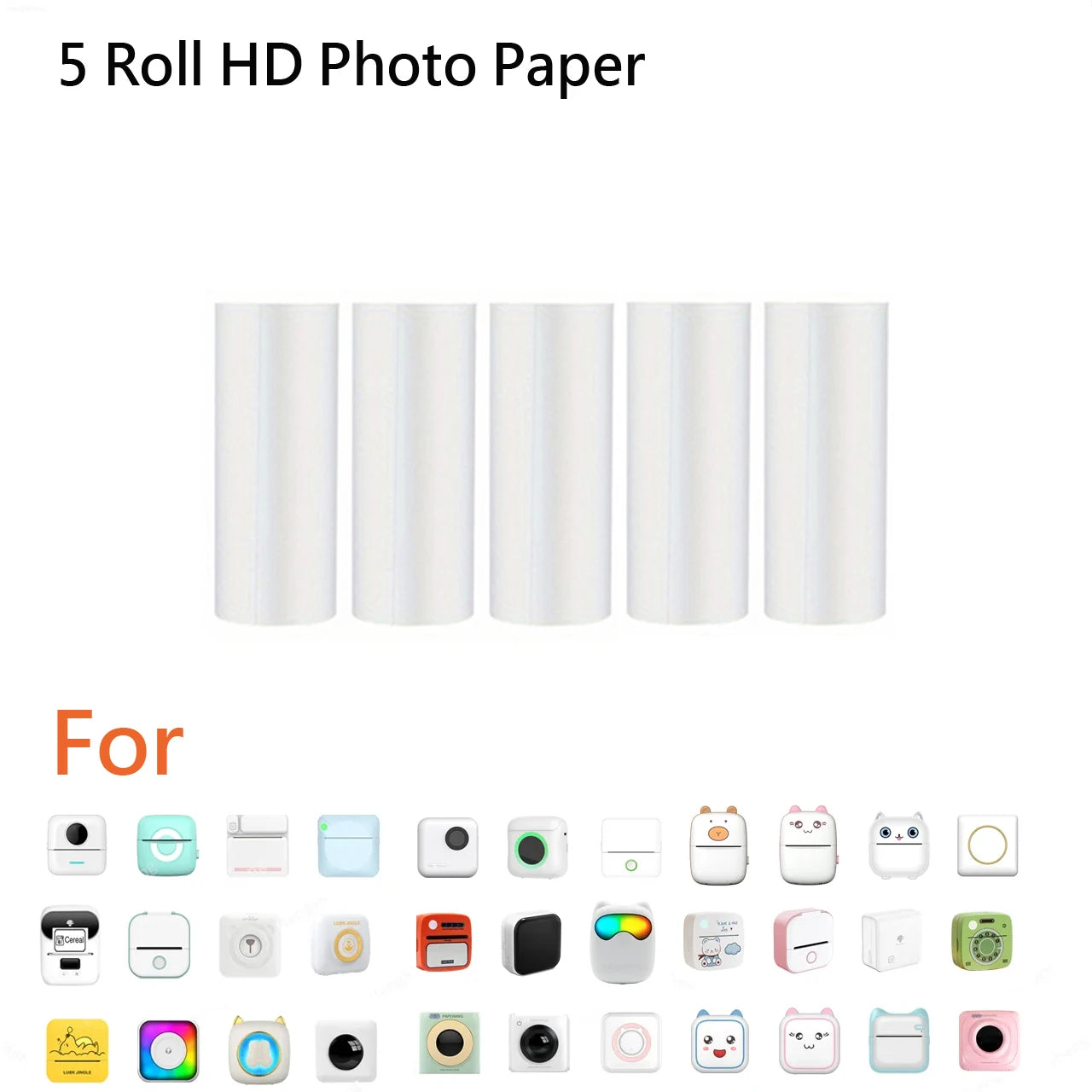 Portable Printer Paper Rolls